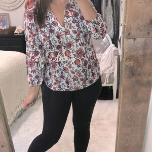 Gap factory floral top size small